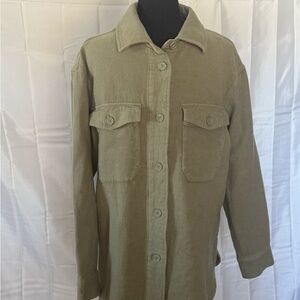 American Eagle Outfitters Khaki Shirt Jacket
